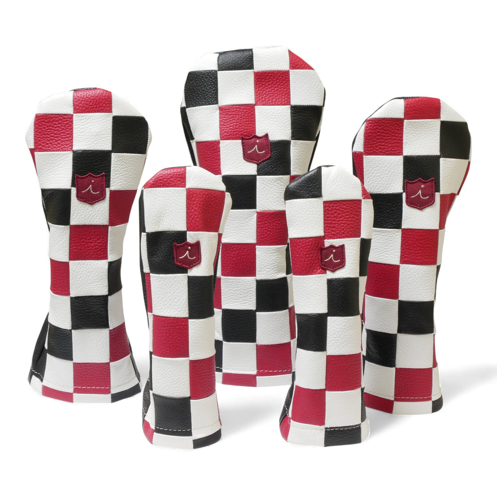Iliac  Golf Premium Headcover Patchwork Day＆Night イリアックゴルフ プレミアム ヘッドカバー パッチワーク デイ＆ナイト