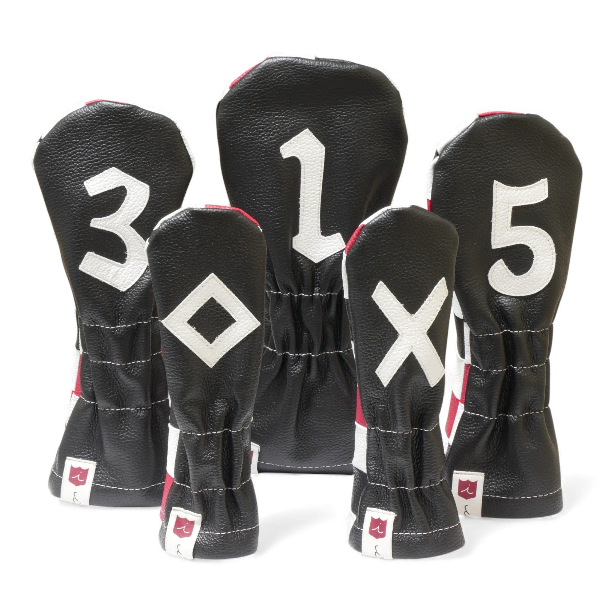 Iliac  Golf Premium Headcover Patchwork Day＆Night イリアックゴルフ プレミアム ヘッドカバー パッチワーク デイ＆ナイト