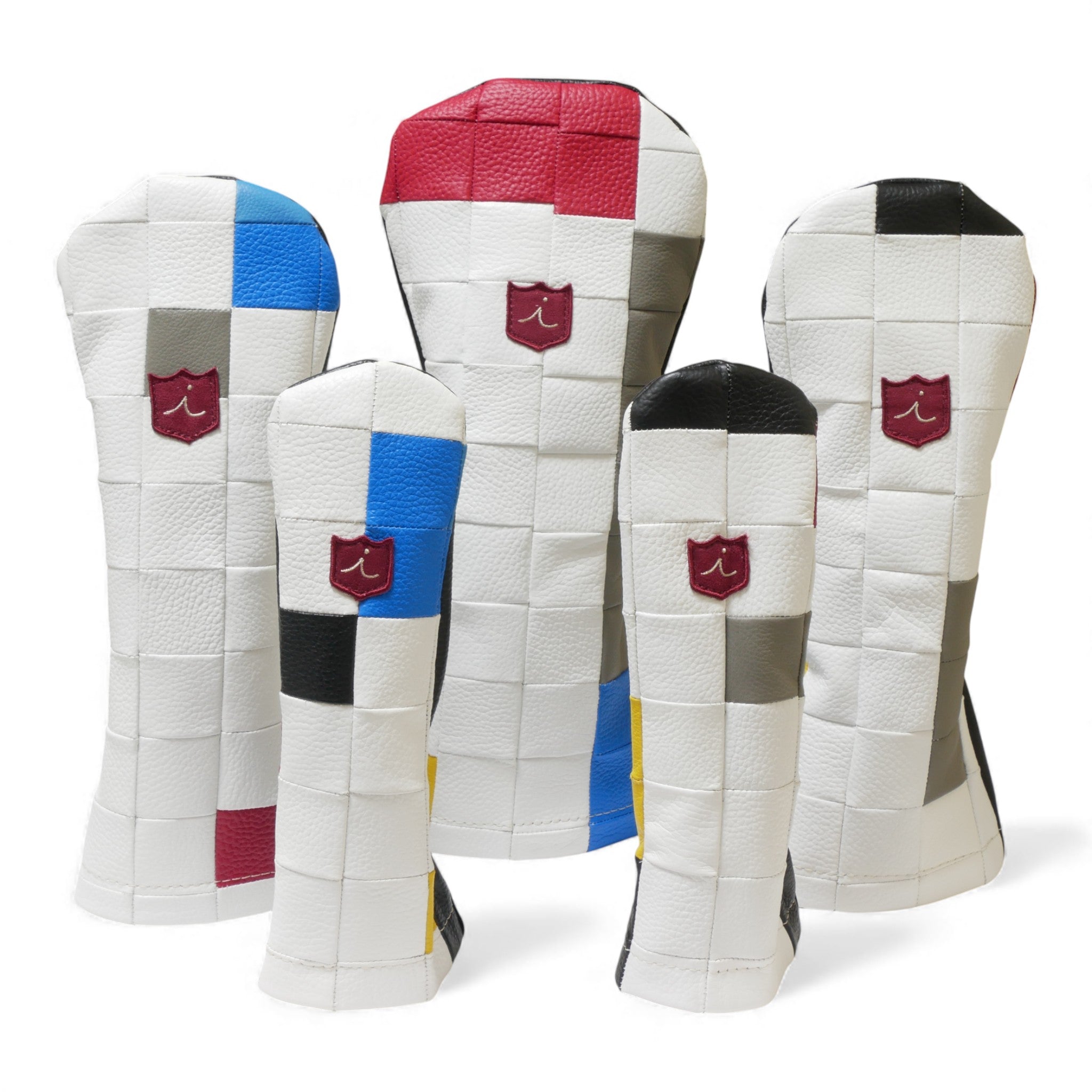 Iliac  Golf Premium Headcover Patchwork Combo イリアックゴルフ プレミアム ヘッドカバー パッチワーク コンボ