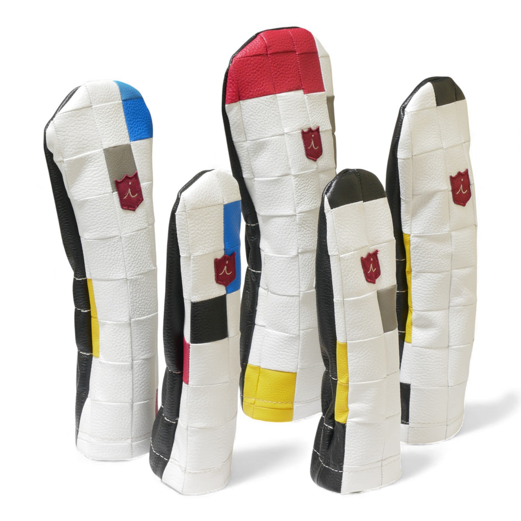 Iliac  Golf Premium Headcover Patchwork Combo イリアックゴルフ プレミアム ヘッドカバー パッチワーク コンボ