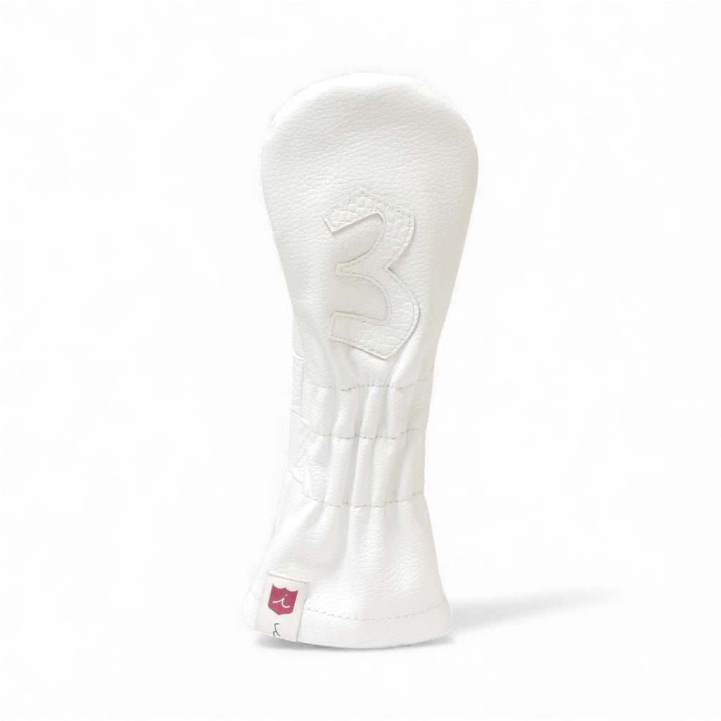 Iliac Golf Premium Headcover Patchwork Snow イリアックゴルフ プレミアム ヘッドカバー パッチワーク スノー