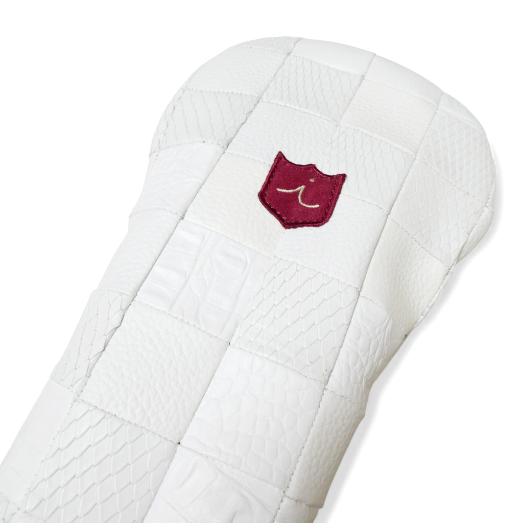 Iliac Golf Premium Headcover Patchwork Snow イリアックゴルフ プレミアム ヘッドカバー パッチワーク スノー