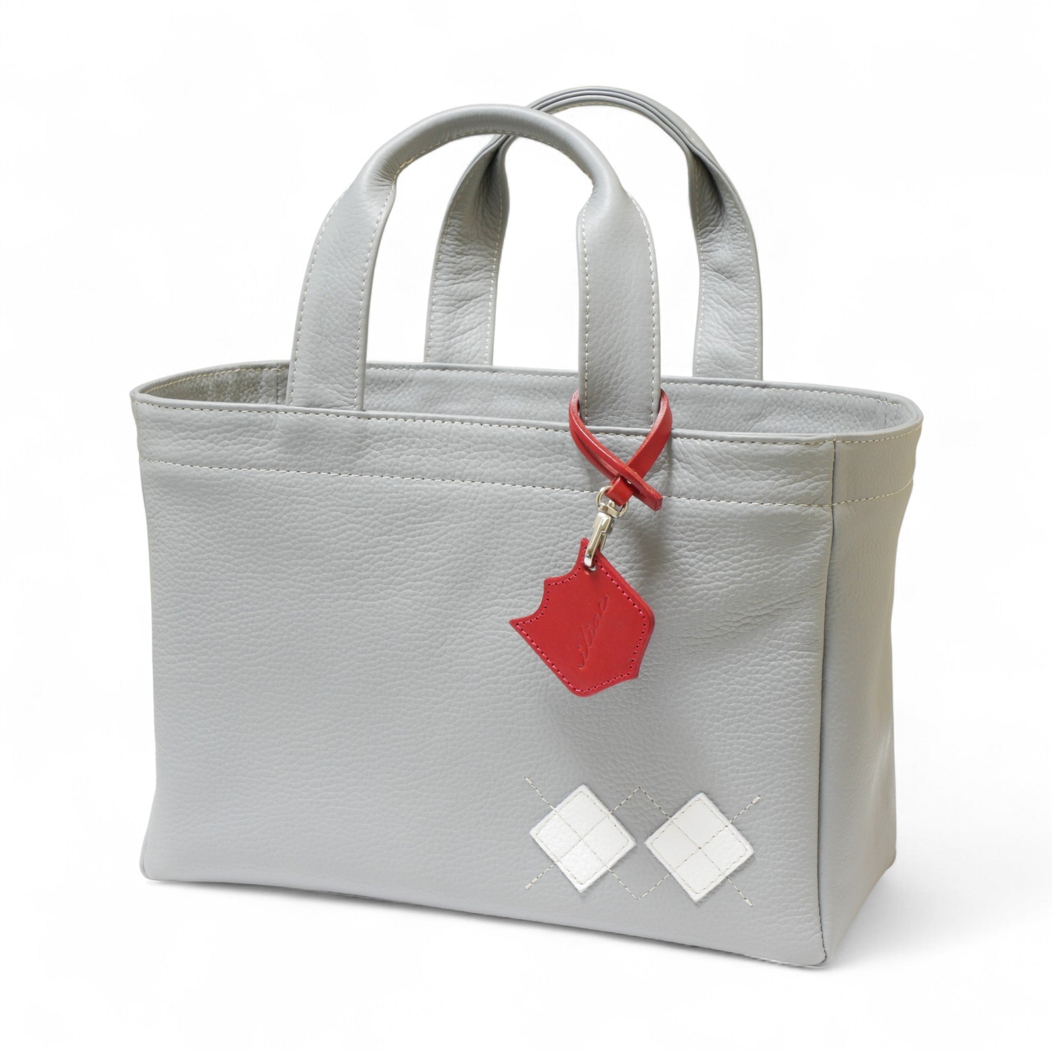 Iliac Golf Round Totebag Shrink Gray イリアック ラウンド トートバッグ シュリンク グレー