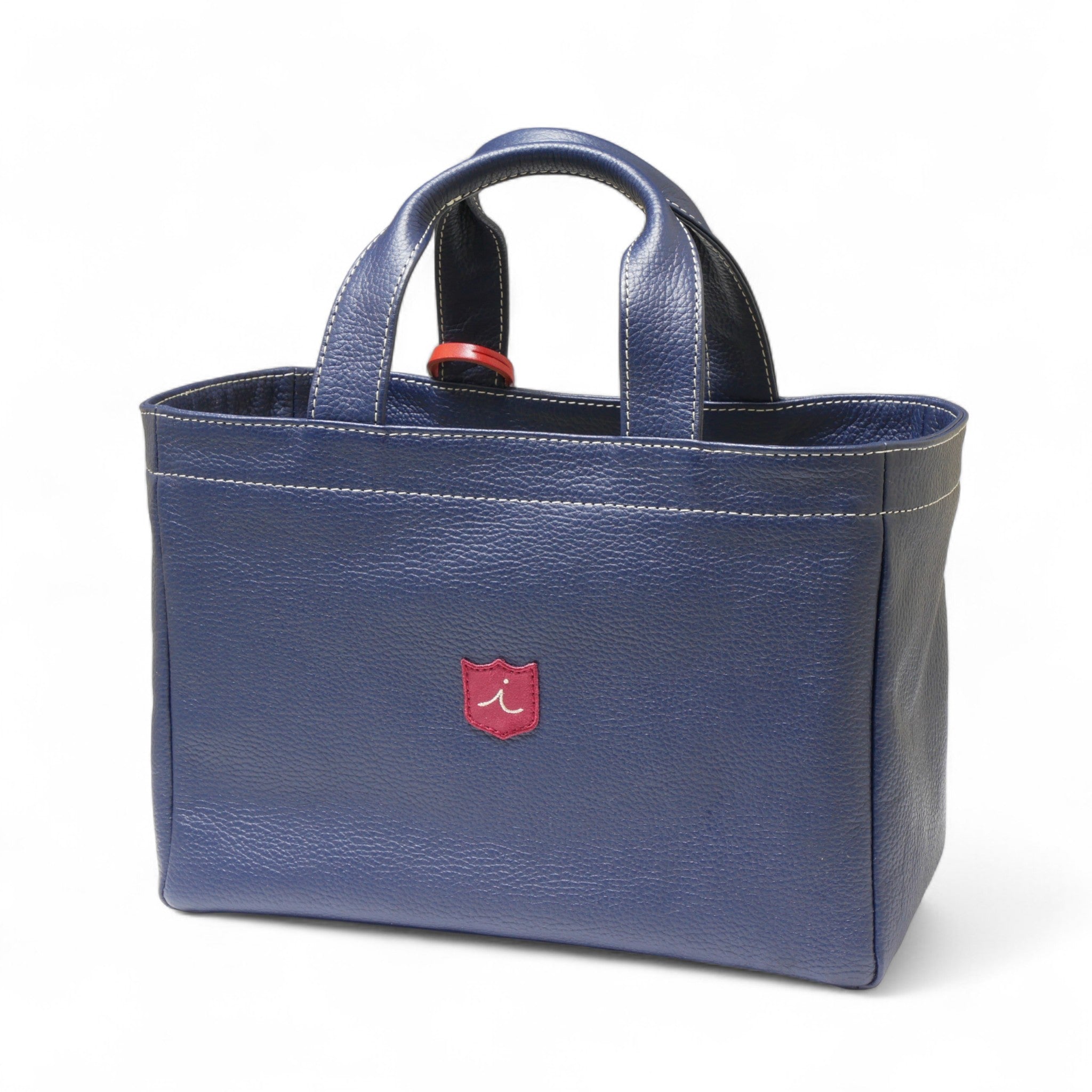 Iliac Golf Round Totebag Shrink Navy イリアック ラウンド トートバッグ シュリンク ネイビー