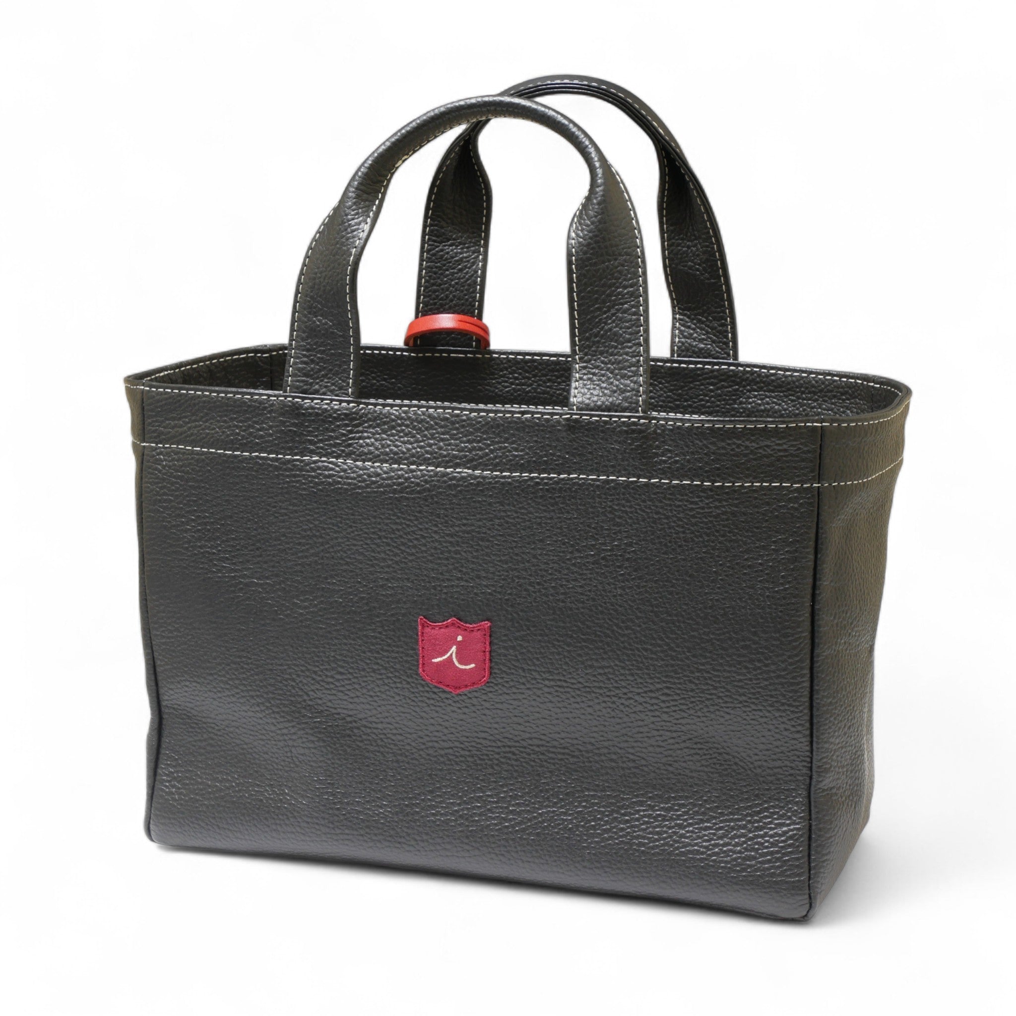 Iliac Golf Round Totebag Shrink Black イリアック ラウンド トートバッグ シュリンク ブラック