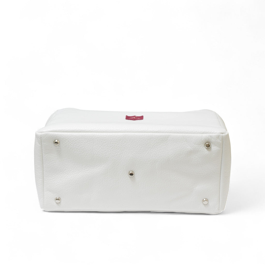 Iliac Golf Round Totebag Shrink White イリアック ラウンド トートバッグ シュリンク ホワイト