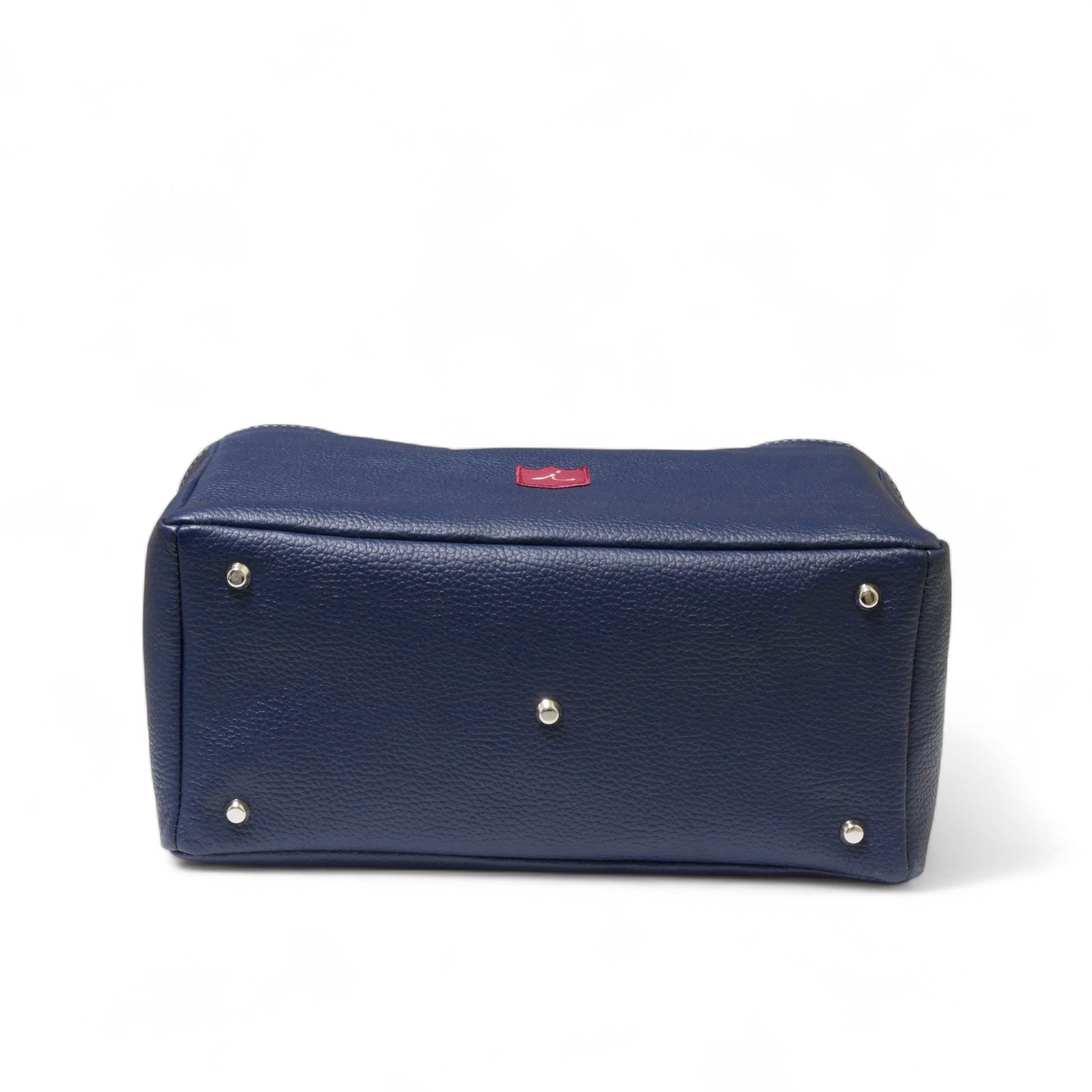 Iliac Golf Round Totebag Shrink Navy イリアック ラウンド トートバッグ シュリンク ネイビー