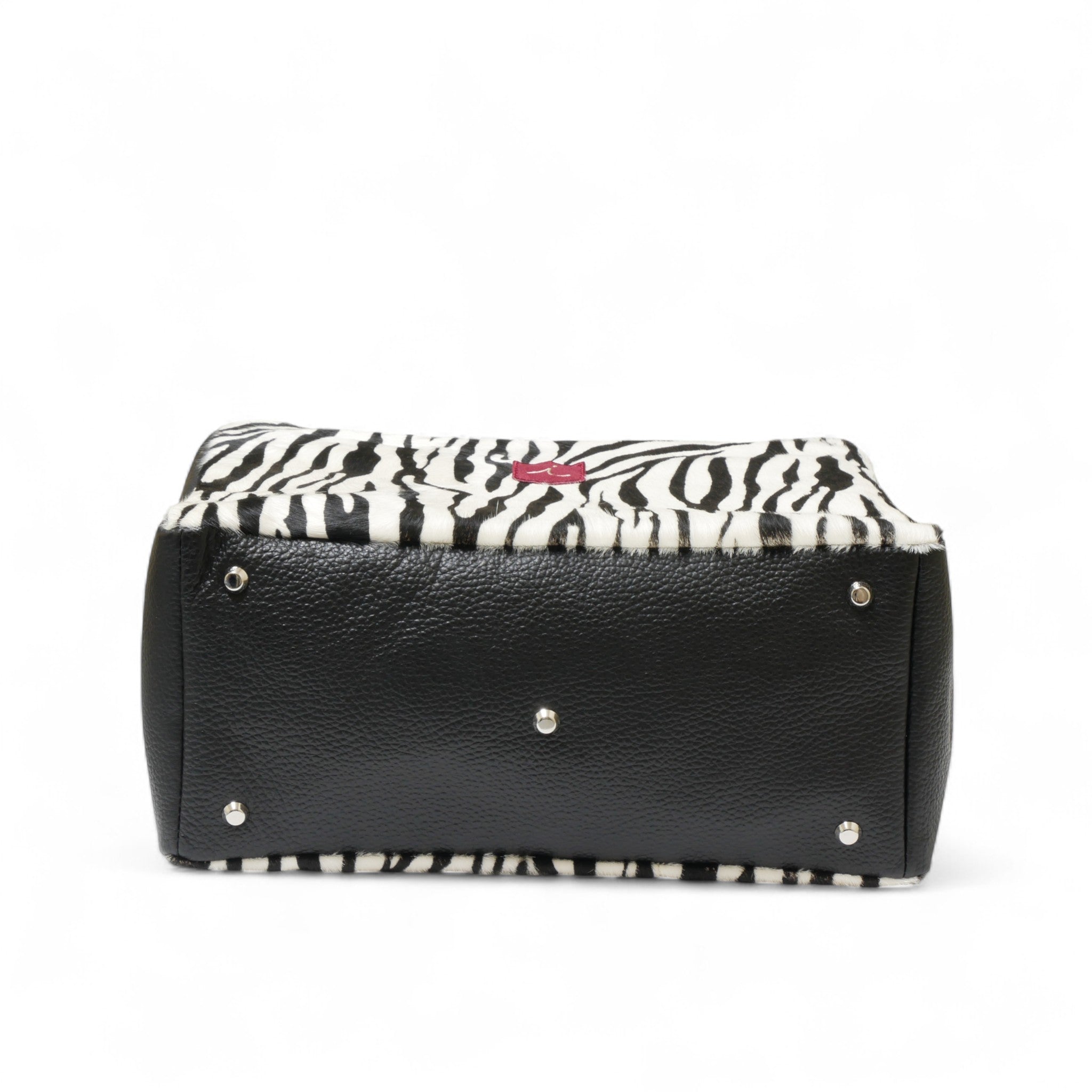 Iliac Golf Round Totebag Zebra イリアック ラウンド トートバッグ  ハラコ調 ゼブラ