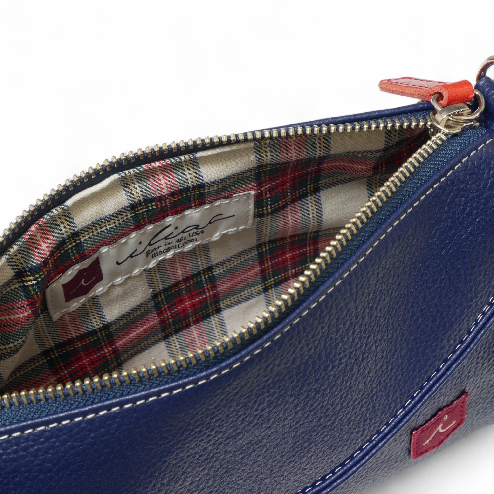 Iliac Golf Pouch Shurink Navy イリアック ラウンド ポーチ シュリンク ネイビー
