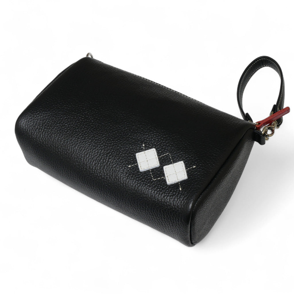 Iliac Golf Pouch Shurink Black イリアック ラウンド ポーチ シュリンク ブラック