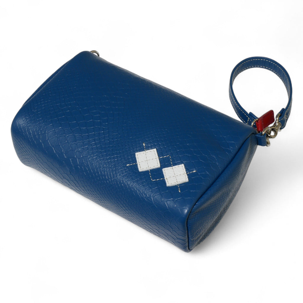 Iliac Golf Pouch Blue Boa イリアック ラウンド ポーチ ブルー ボア