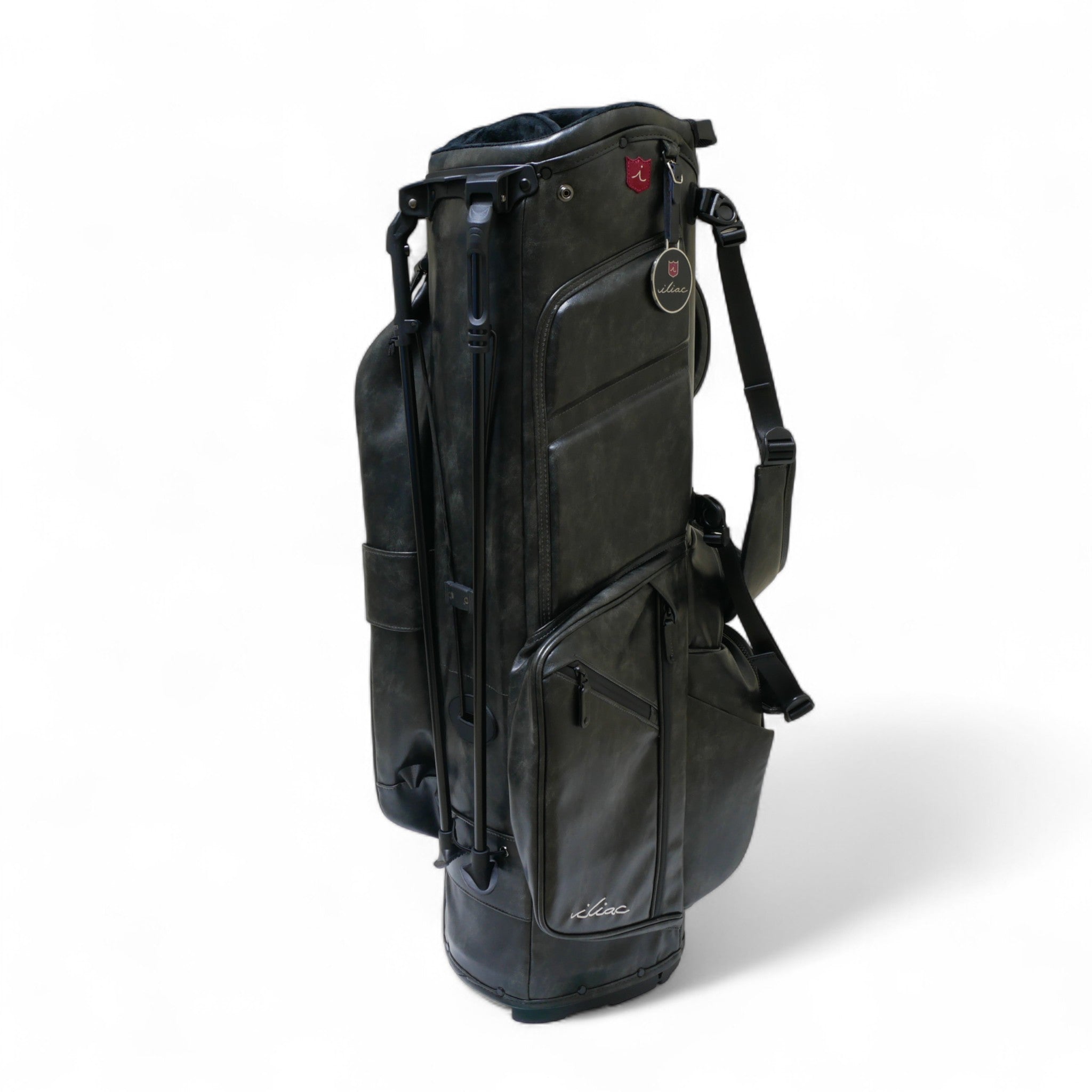 Iliac Golf Stand Caddie Bag PuristⅡ Vintage Gray イリアック スタンド キャディバッグ ピュアリストⅡ ビンテージ グレー