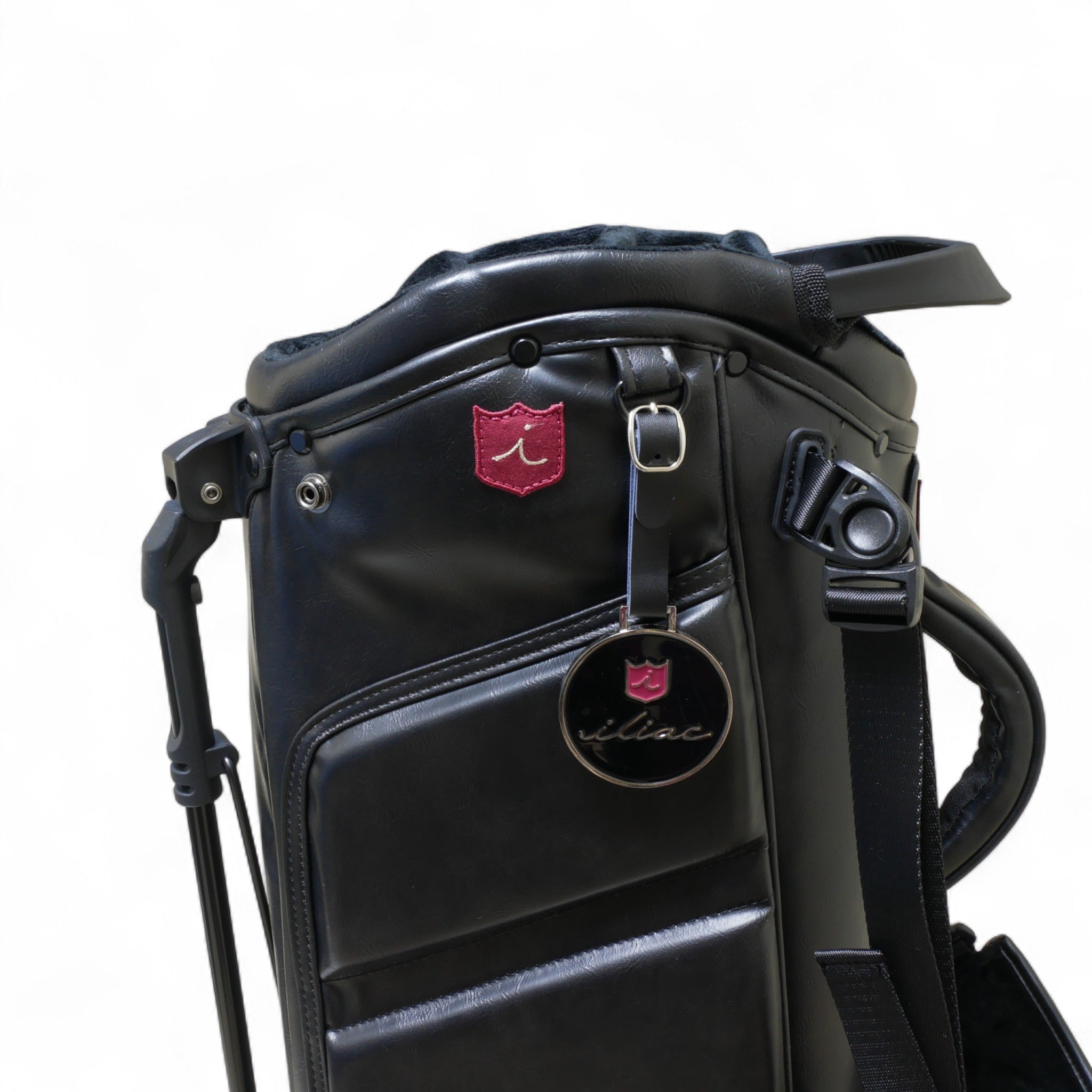 Iliac Golf Stand Caddie Bag PuristⅡ Vintage Black イリアック スタンド キャディバッグ ピュアリストⅡ ビンテージ ブラック