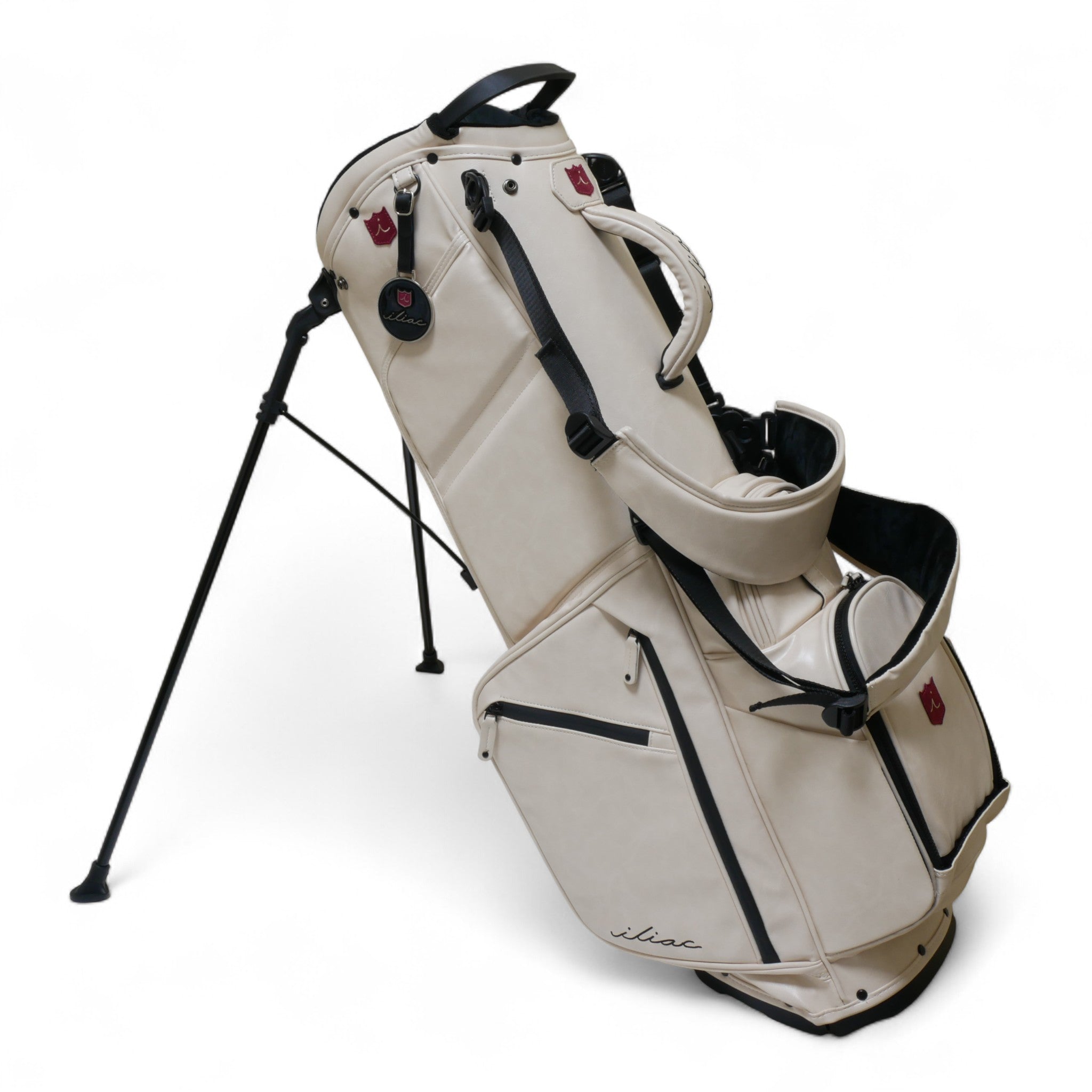 Iliac Golf Stand Caddie Bag PuristⅡ White イリアック スタンド キャディバッグ ピュアリストⅡ ホワイト