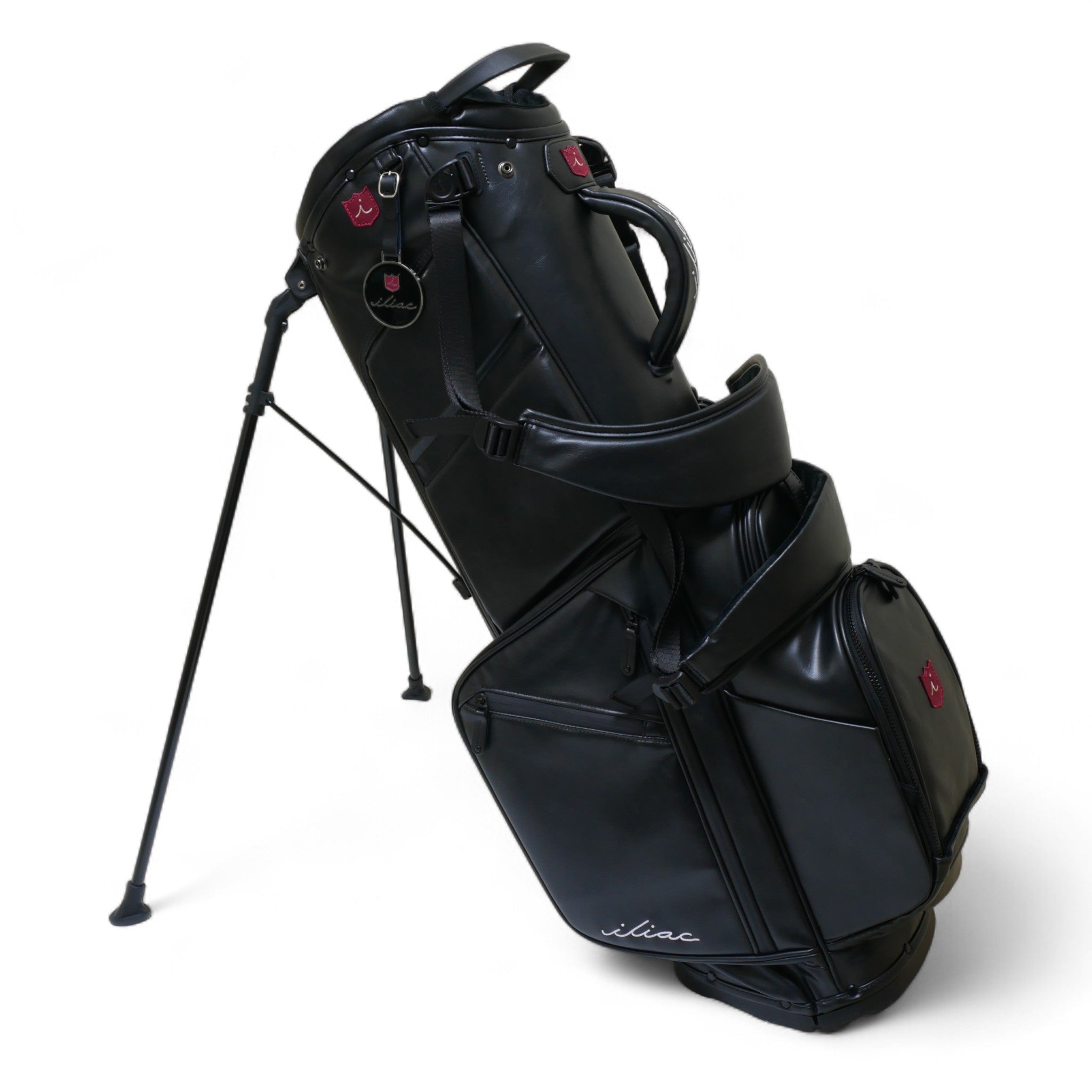 Iliac Golf Stand Caddie Bag PuristⅡ Vintage Black イリアック スタンド キャディバッグ ピュアリストⅡ ビンテージ ブラック