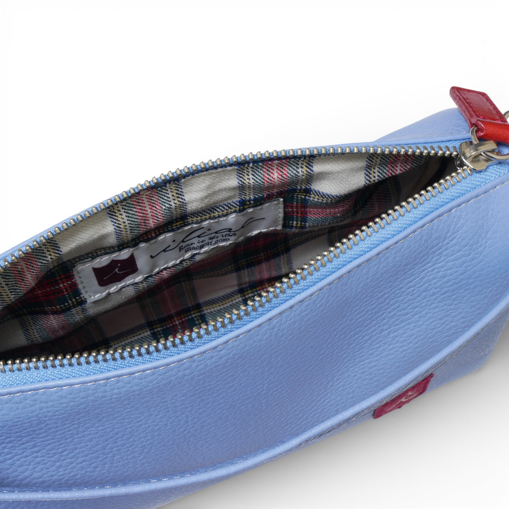 Iliac Golf Pouch Shurink Sax Blue イリアック ラウンド ポーチ シュリンク サックス ブルー