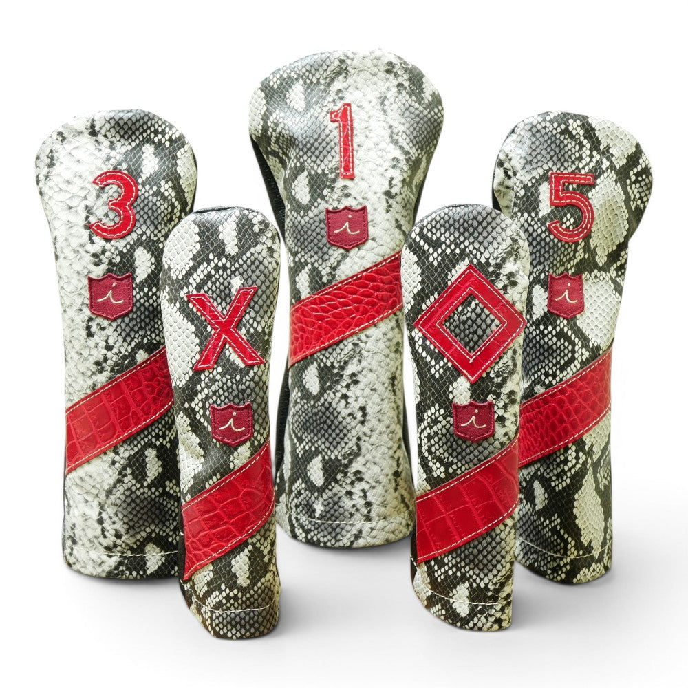 Iliac Golf Premium Headcover Royal Python イリアックゴルフ プレミアム ヘッドカバー ロイヤル パイソン