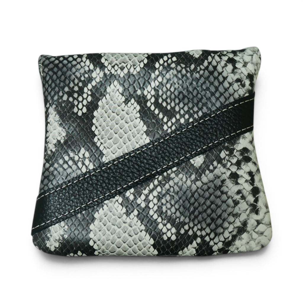 Iliac Golf Premium Full Mallet Putter Headcover Python x Black イリアックゴルフ プレミアム フルマレット パターカバー パイソン x ブラック