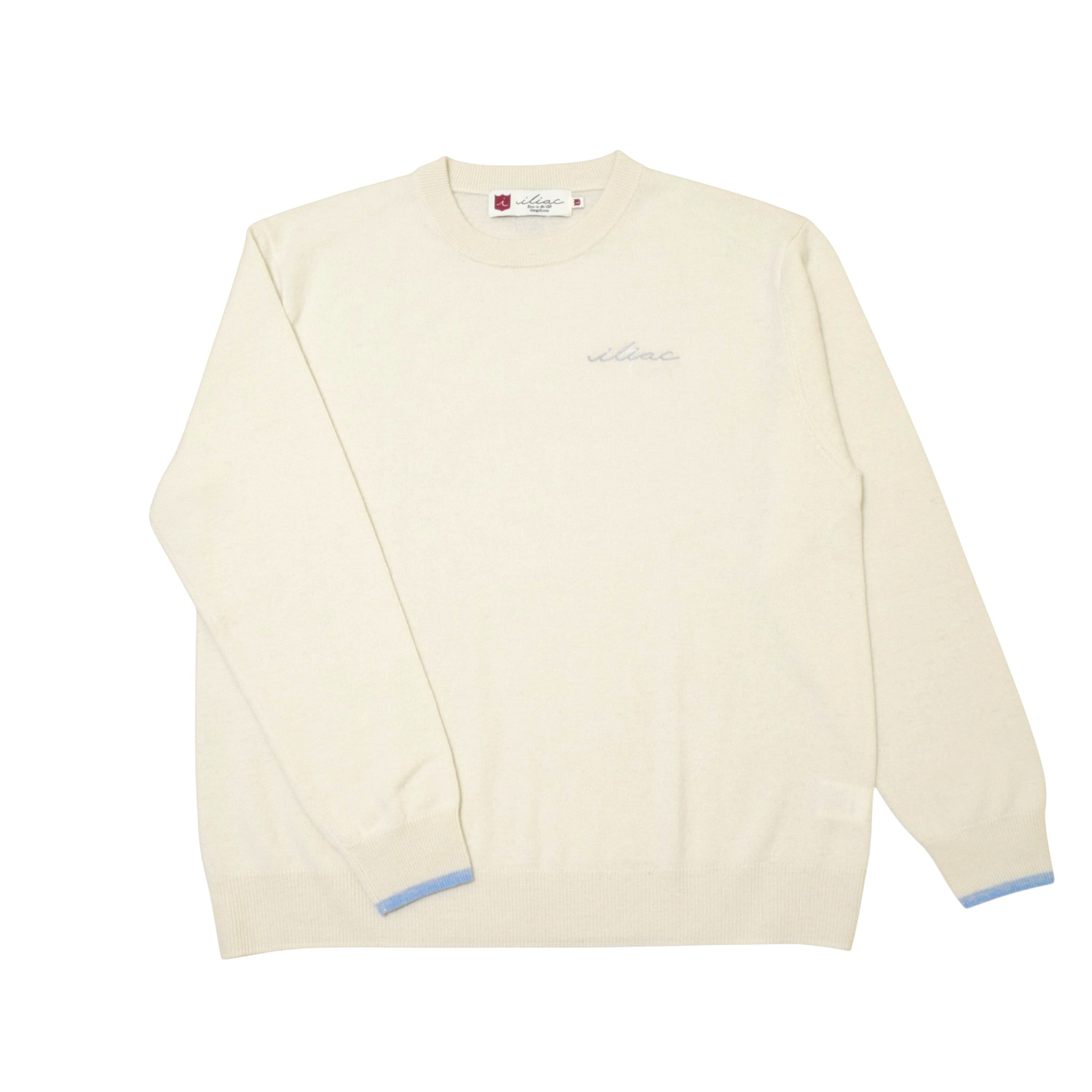 Iliac Golf Cashmere Sweater White イリアックゴルフ カシミヤ セーター ホワイト