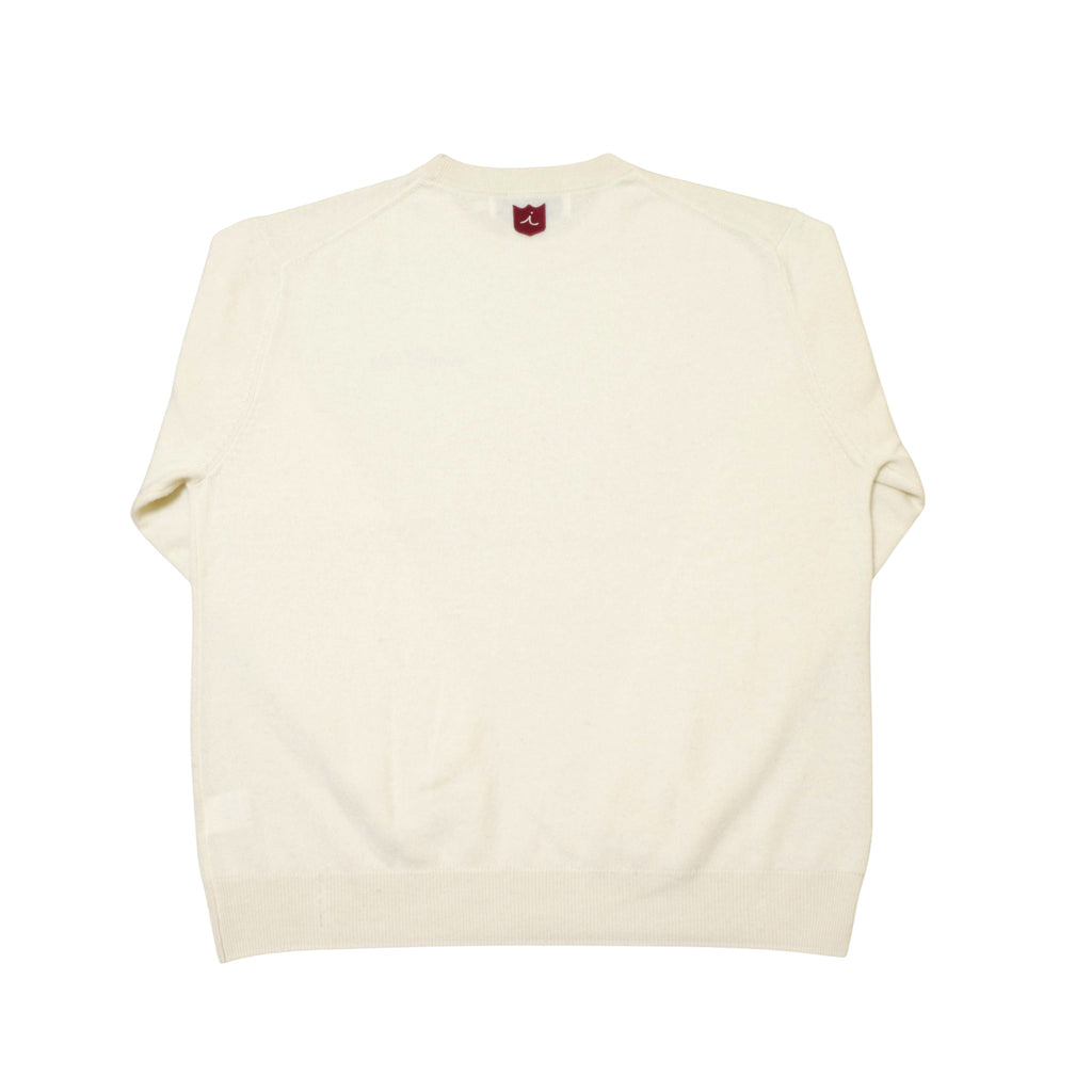 Iliac Golf Cashmere Sweater White イリアックゴルフ カシミヤ セーター ホワイト