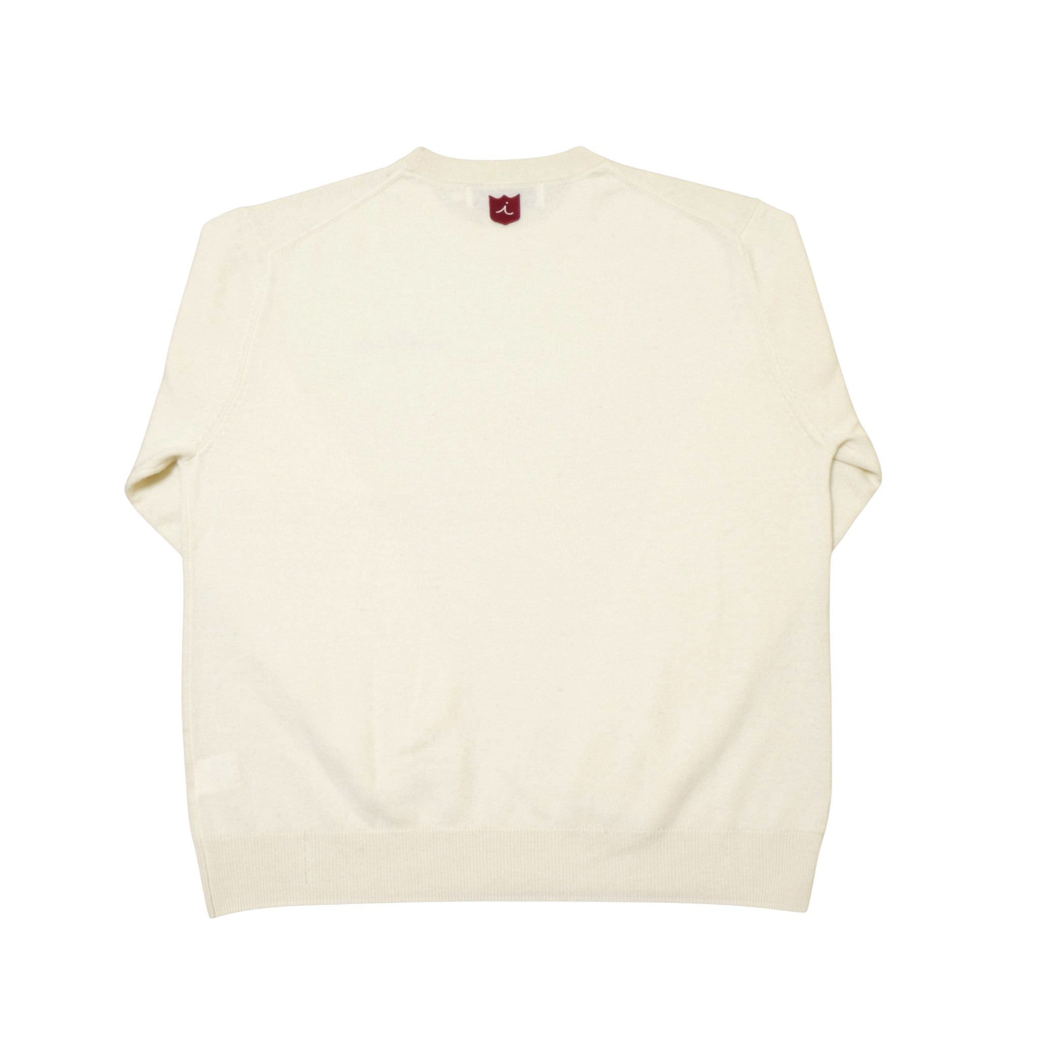 Iliac Golf Cashmere Sweater White イリアックゴルフ カシミヤ セーター ホワイト