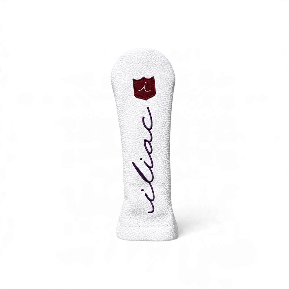 Iliac Golf Headcover Script Multi color イリアックゴルフ ヘッドカバー スクリプト ホワイト x マルチカラー
