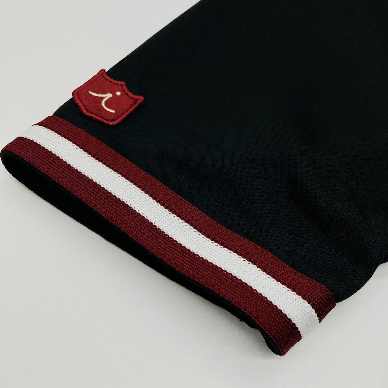Iliac Golf Shirts:Antique Braid/ ｲﾘｱｯｸ ｺﾞﾙﾌ ｼｬﾂ: ｱﾝﾃｨｰｸﾌﾞﾚｲﾄﾞﾋﾟｯﾁﾌﾞﾗｯｸ & ｸﾘﾑｿﾞﾝ