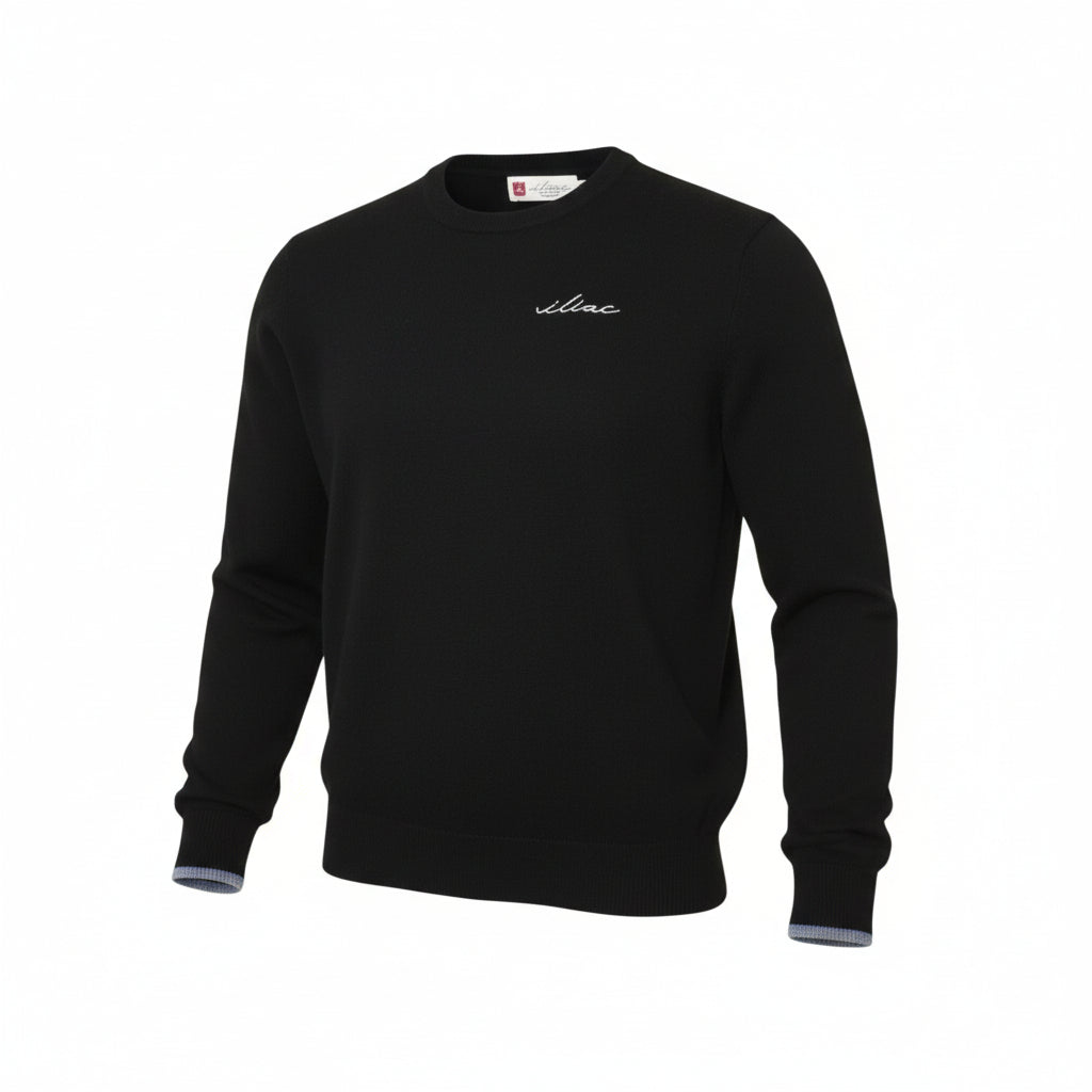 Iliac Golf Cashmere Sweater Black イリアックゴルフ カシミヤ セーター ブラック