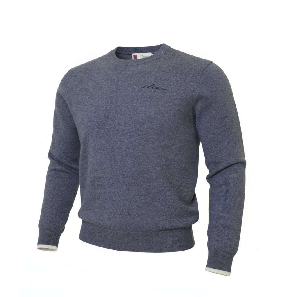 Iliac Golf Cashmere Sweater Gray イリアックゴルフ カシミヤ セーター グレー