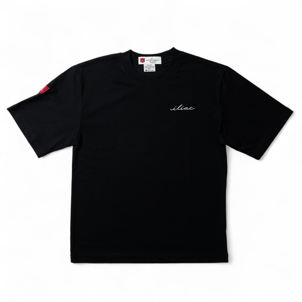 Iliac Golf T-Shirts TimelessⅡ Black イリアック Tシャツ タイムレスⅡ ブラック
