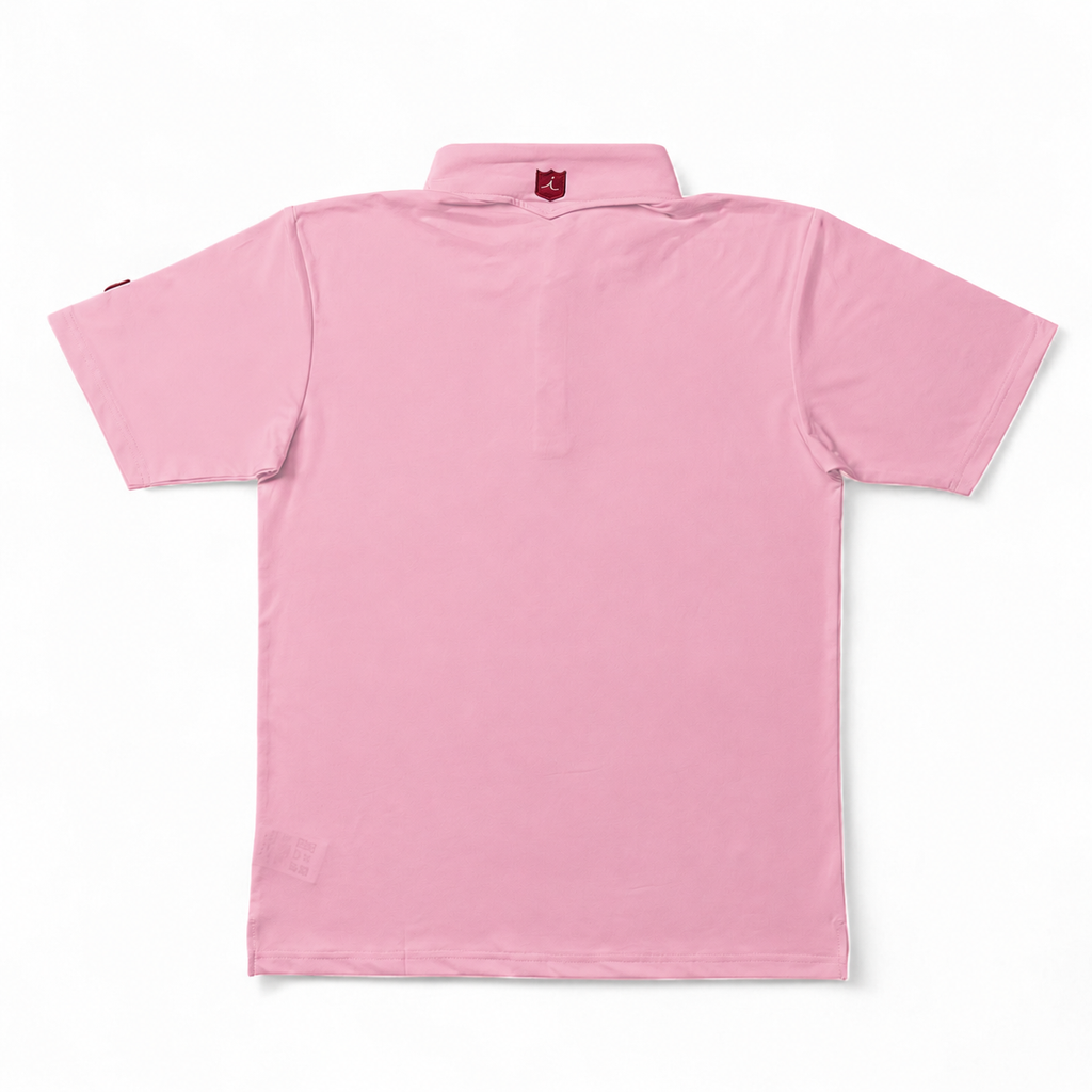 Iliac Golf Polo Shirts Solid Series Pink イリアック ポロシャツ ソリッドシリーズ ピンク