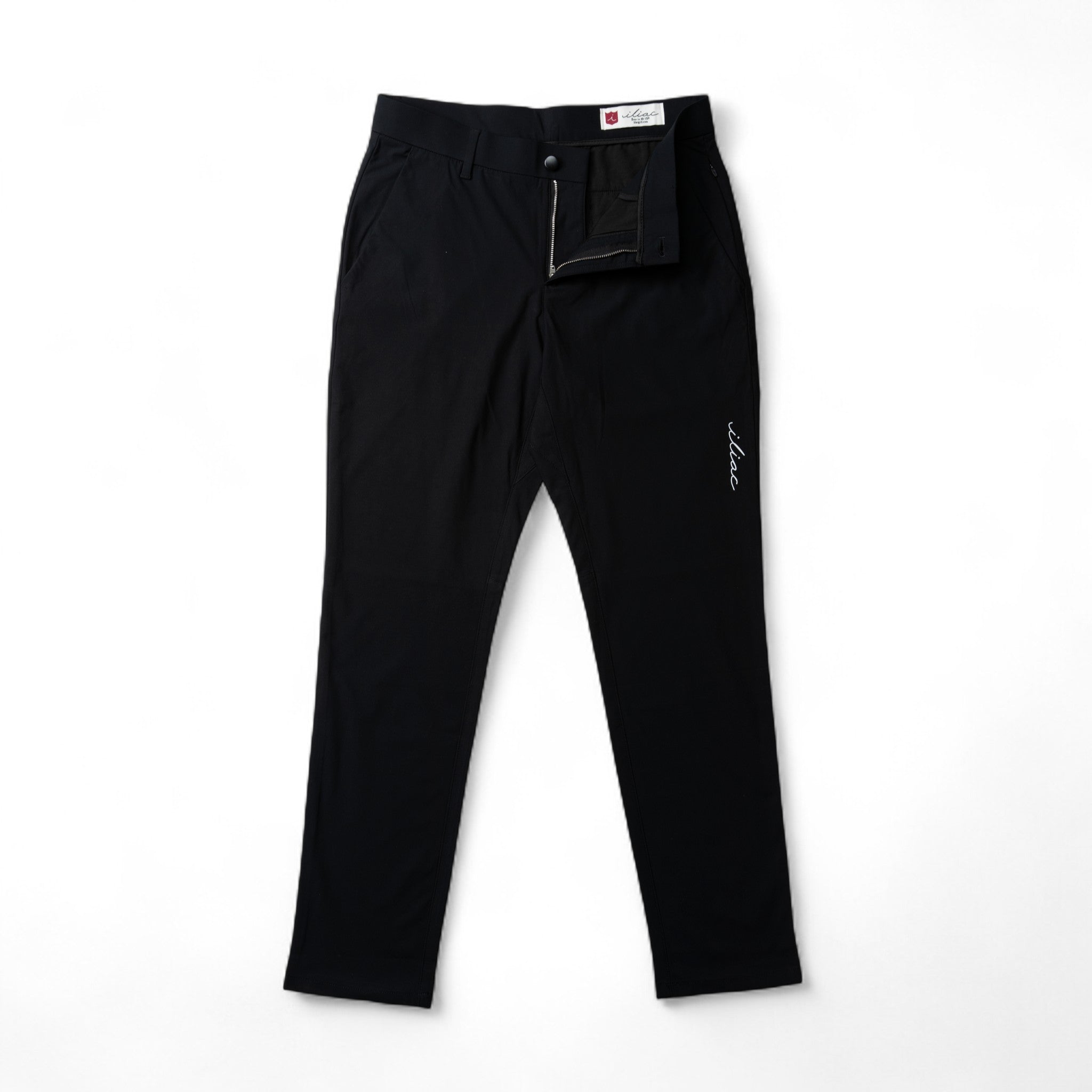 Iliac Golf Tapered Pants 4Way Strech Black イリアック テーパードパンツ 4Wayストレッチ ブラック