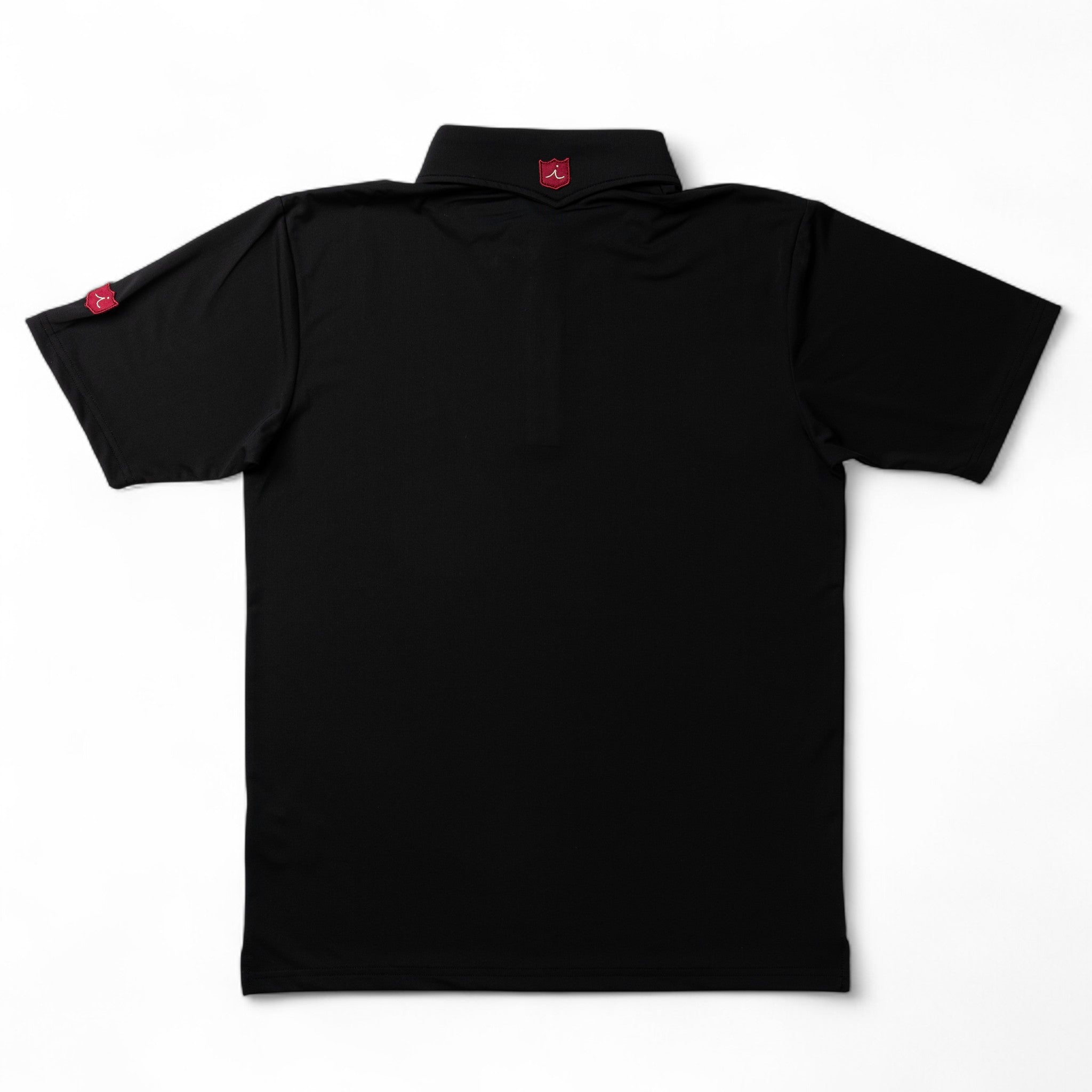 Iliac Golf Polo Shirts Solid Series Black イリアック ポロシャツ ソリッドシリーズ ブラック
