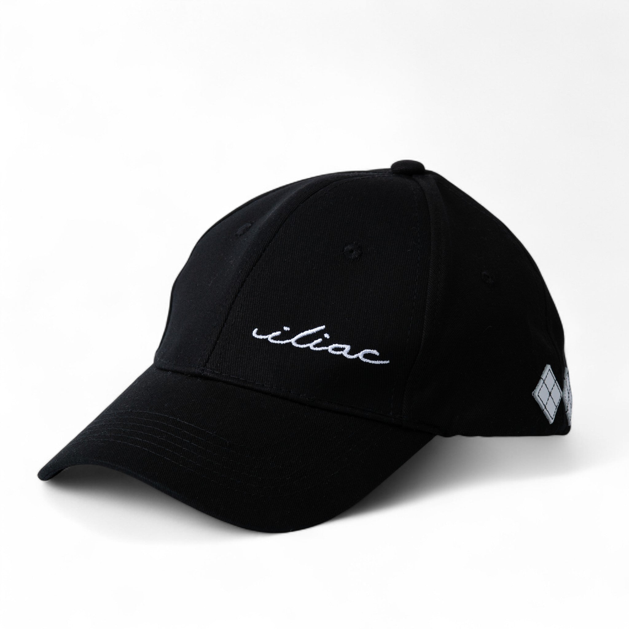 Iliac Golf Cap Script Black イリアックゴルフ  キャップ スクリプト ブラック
