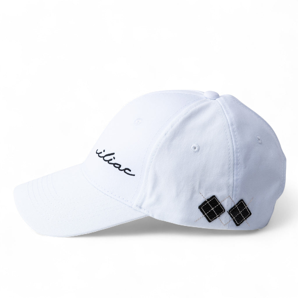 Iliac Golf Cap Script White イリアックゴルフ  キャップ スクリプト ホワイト