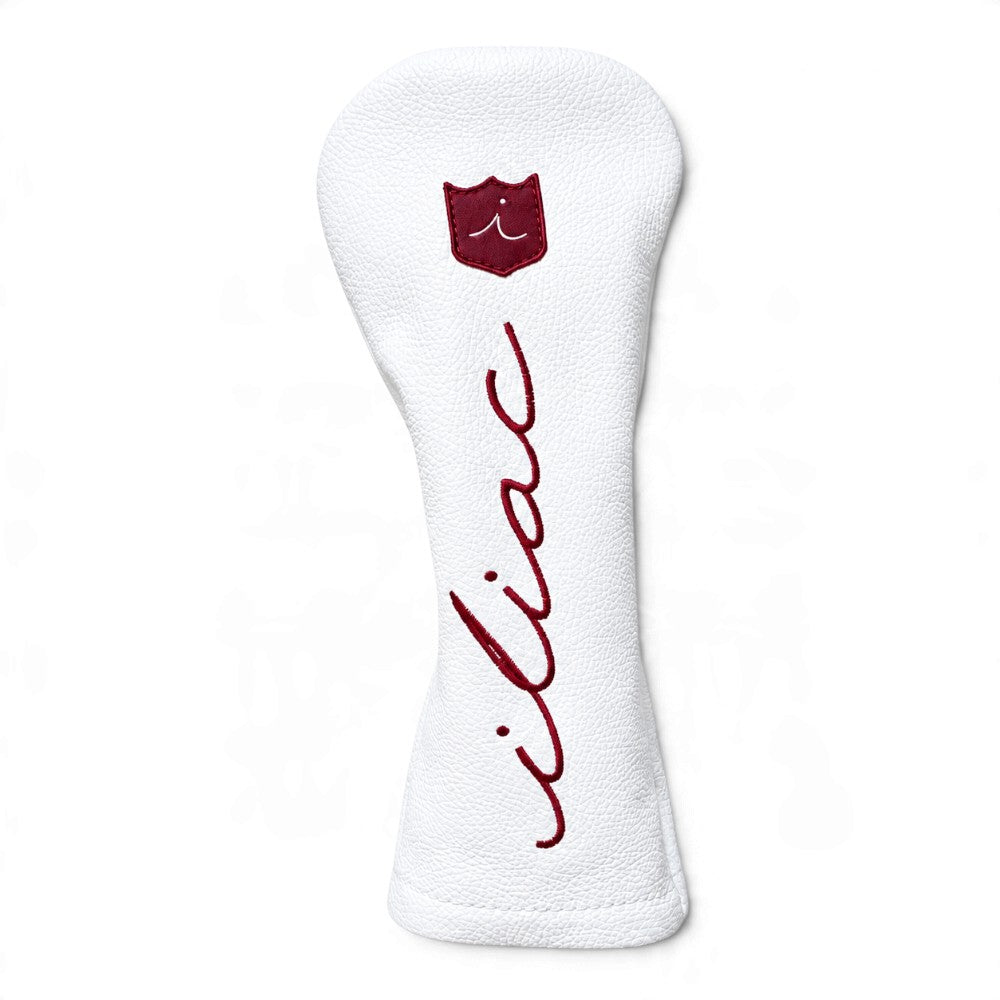 Iliac Golf Headcover Script Multi color イリアックゴルフ ヘッドカバー スクリプト ホワイト x マルチカラー