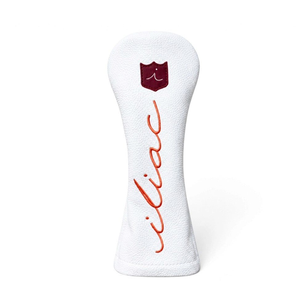Iliac Golf Headcover Script Multi color イリアックゴルフ ヘッドカバー スクリプト ホワイト x マルチカラー