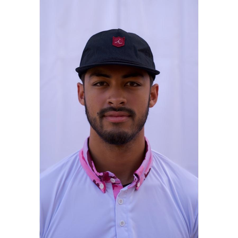 Iliac Golf Adjustable Hat: Classic Black + Black Cord / ｲﾘｱｯｸ ｺﾞﾙﾌ ｱｼﾞｬｽﾀﾌﾞﾙﾊｯﾄ ｷｬｯﾌﾟ ｸﾗｼｯｸﾌﾞﾗｯｸ+ﾌﾞﾗｯｸｺｰﾄﾞ