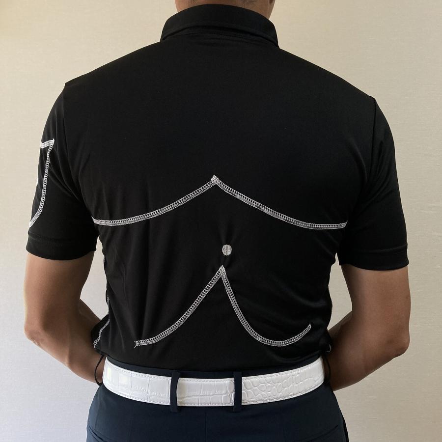 Iliac Golf Shirts/Sｻｲｽﾞ特集/ARTIST: 黒+ｽﾃｯﾁ/ ｲﾘｱｯｸ ｺﾞﾙﾌ ｼｬﾂ ｱｰﾃｨｽｼﾘｰｽﾞ